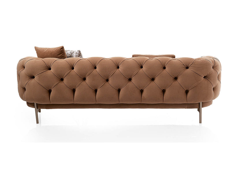 Tori Stationary Sofa in Brown - 200-ELI-TOR-T-885-3