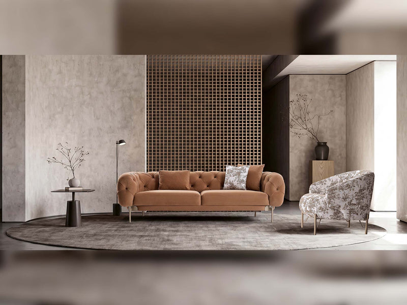 Tori Stationary Sofa in Cream - 200-ELI-TOR-VRTX-54-3