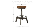 Torjin Brown/Gray Counter Height Stool (Set of 2) - DMV FurnitureBarstool