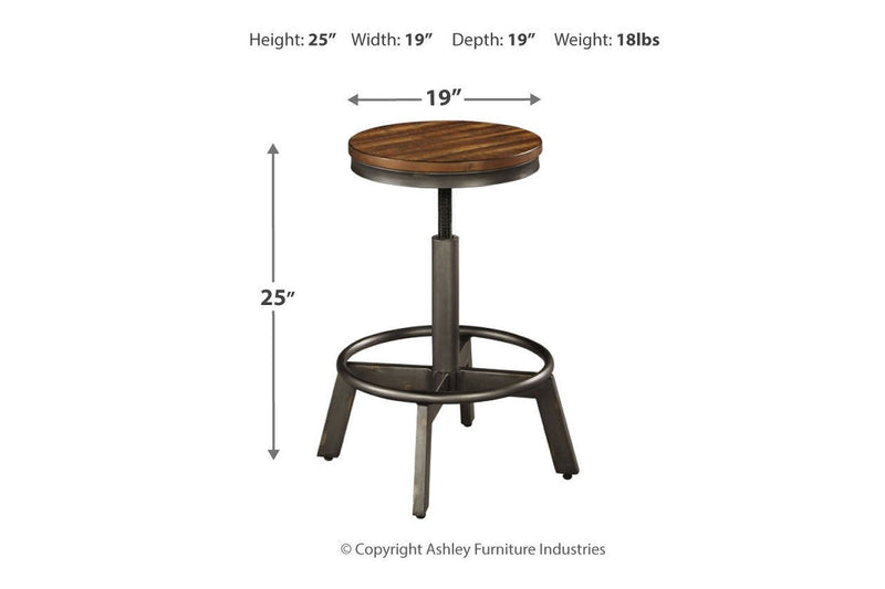 Torjin Brown/Gray Counter Height Stool (Set of 2) - DMV FurnitureBarstool