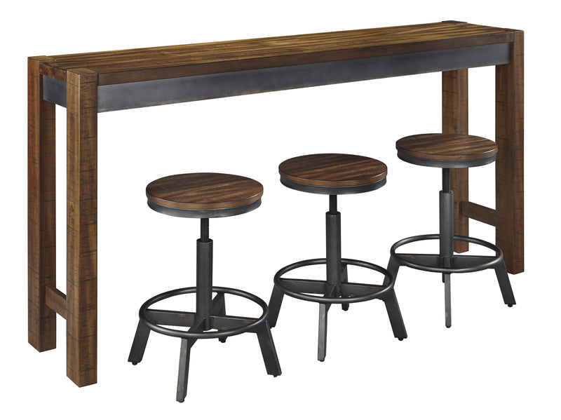 Torjin Gray - Brown Counter Height Set - DMV FurnitureCounter Height Set