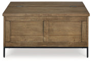 Torlanta Coffee Table with 2 End Tables in Brown - PKG019342