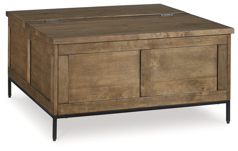 Torlanta Coffee Table with 2 End Tables in Brown - PKG019342