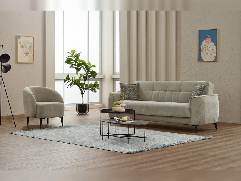 Touch Convertible Loveseat in Navy - 200-SIM-TOU-ERATO14-2