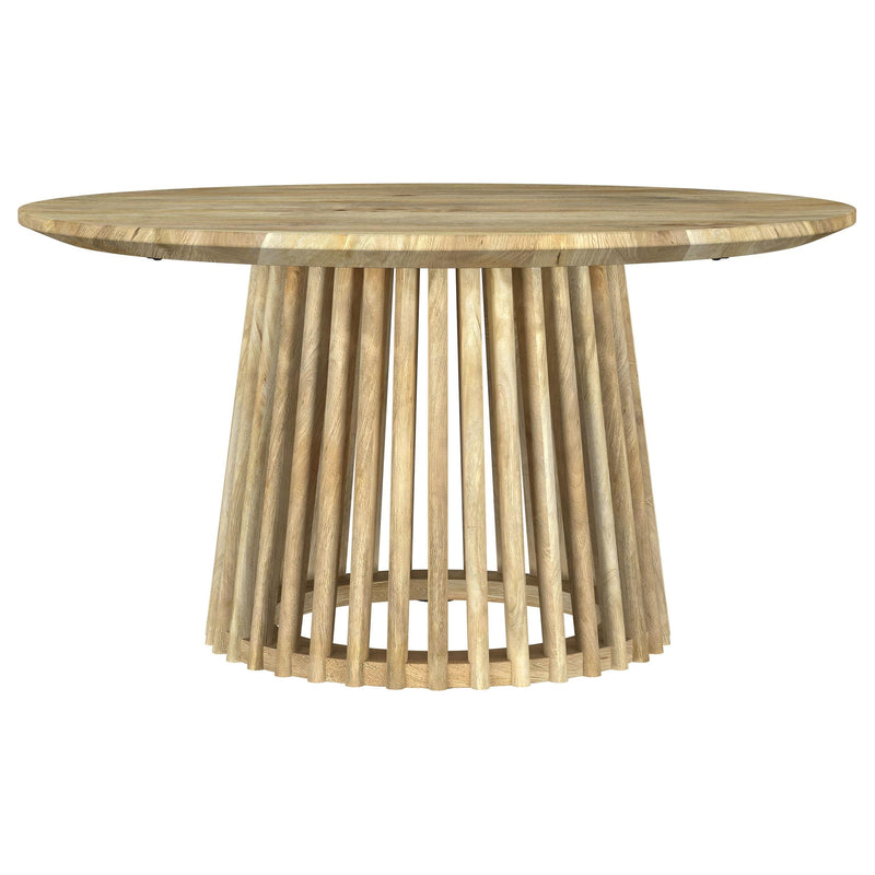 Touhy 3-piece Round Coffee and End Table Set Natural Mango - 710608-S3