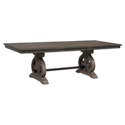 Toulon Dark Oak Extendable Dining Set - DMV FurnitureDining Room Set