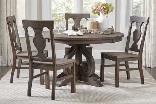 Toulon Dark Oak Round Dining Set - DMV FurnitureDining Room Set