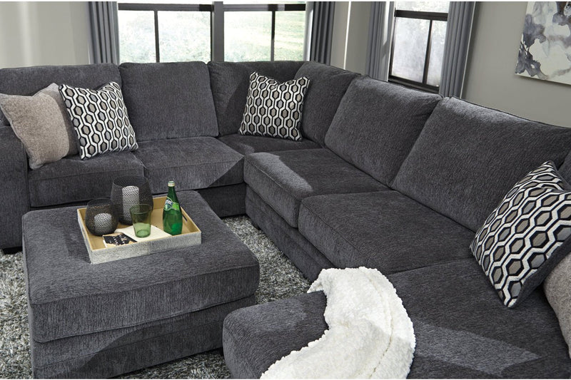 Tracling Slate Oversized Ottoman - DMV FurnitureOttoman