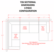 Tracling Slate RAF Sectional - DMV Furniture