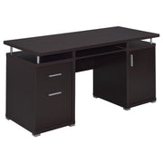 Tracy 55-inch 2-drawer Office Computer Desk Cappuccino - 800107