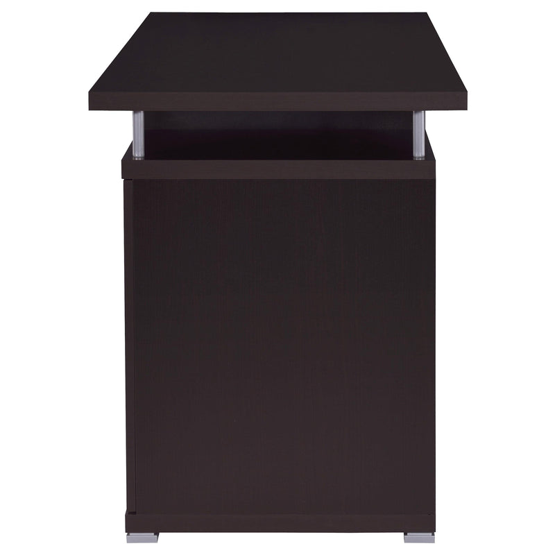 Tracy 55-inch 2-drawer Office Computer Desk Cappuccino - 800107