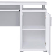 Tracy 55-inch 2-drawer Office Computer Desk White - 800108