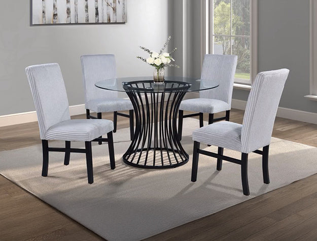Tracy Side Chair Light Grey, Set of 2 - 2202S-LG