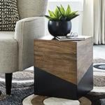 Trailbend Brown/Gunmetal Accent Table - DMV FurnitureTable