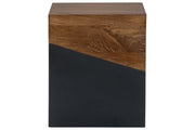 Trailbend Brown/Gunmetal Accent Table - DMV FurnitureTable