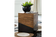 Trailbend Brown/Gunmetal Accent Table - DMV FurnitureTable