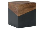Trailbend Brown/Gunmetal Accent Table - DMV FurnitureTable