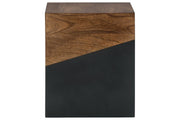 Trailbend Brown/Gunmetal Accent Table - DMV FurnitureTable