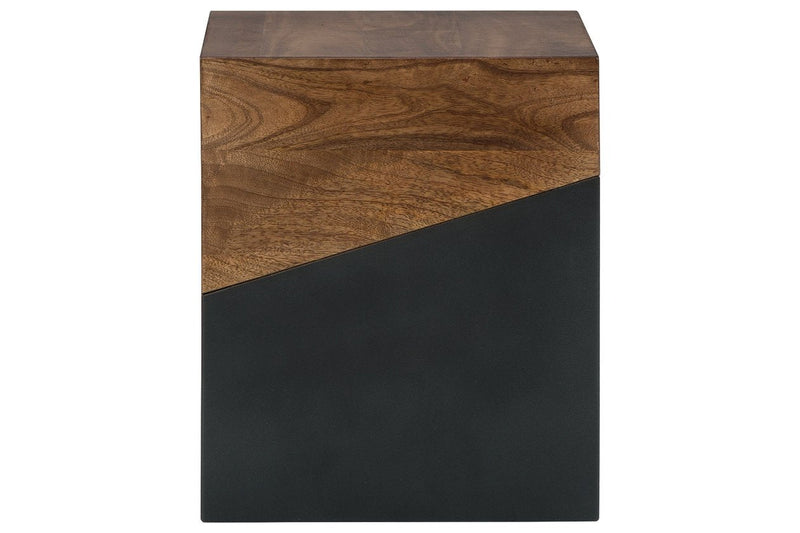 Trailbend Brown/Gunmetal Accent Table - DMV FurnitureTable