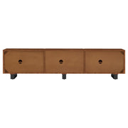 Trask 86-inch Wood TV Stand Media Console Mango Brown - 701790