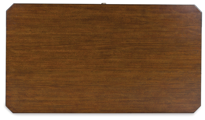 Trenmour Medium Brown Coffee Table - T596-1