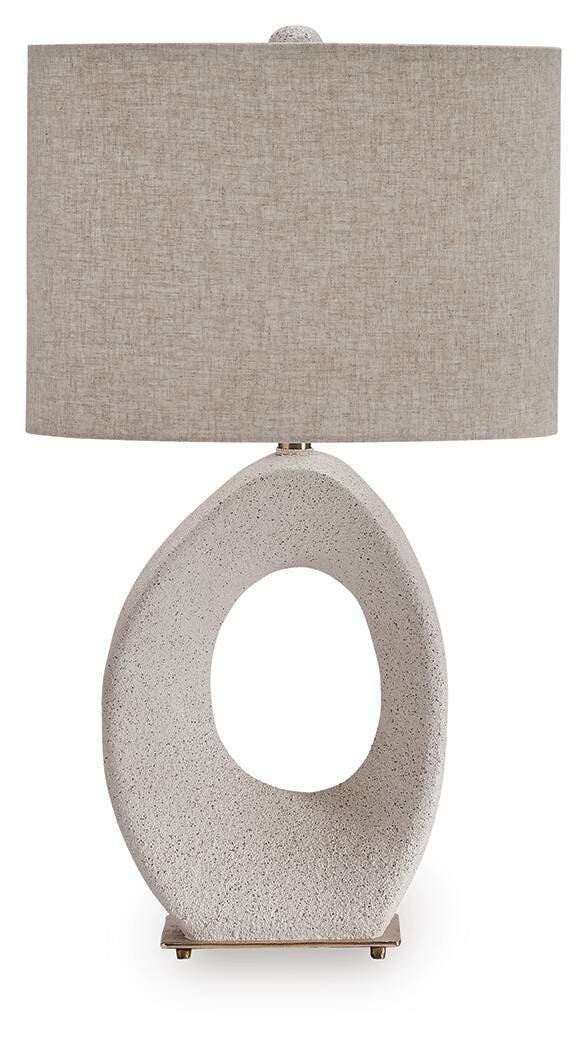 Trentlen Cream/Gold Finish Table Lamp - L235984