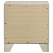 Trenton 2-drawer Nightstand Bedside Table Rustic Cream - 225062