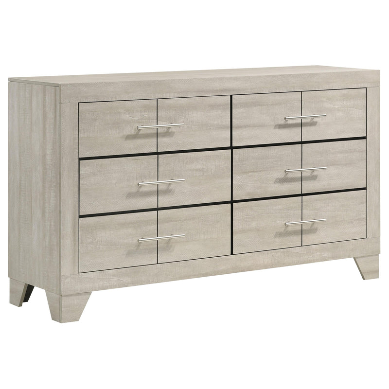 Trenton 4-piece Eastern King Bedroom Set Rustic Cream - 225061KE-S4