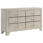 Trenton 5-piece Eastern King Bedroom Set Rustic Cream - 225061KE-S5