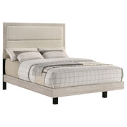 Trenton 54-inch Wood Full Panel Bed Rustic Cream - 225061F