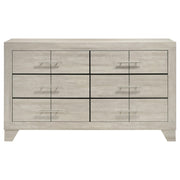 Trenton 6-drawer Bedroom Dresser Rustic Cream - 225063