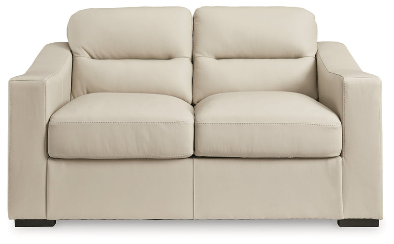 Tresure Trove Almond Loveseat - DMV FurnitureLoveseat