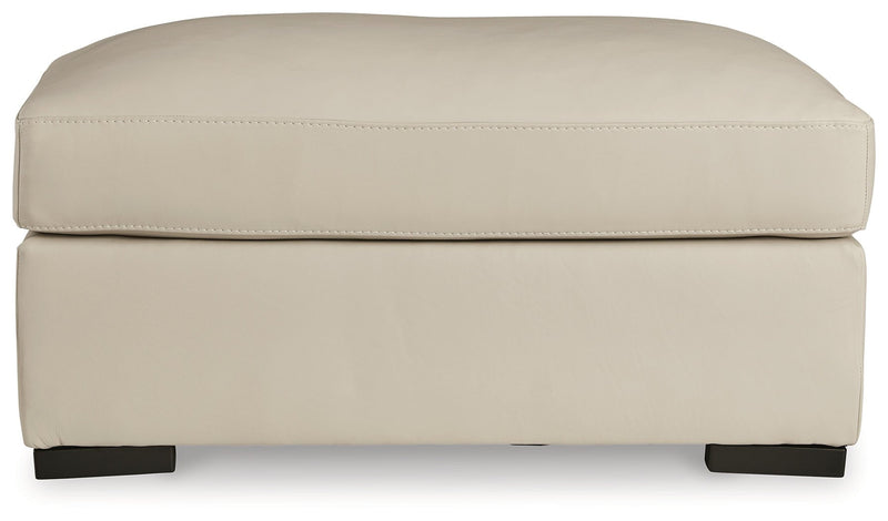 Tresure Trove Almond Ottoman - DMV FurnitureOttoman