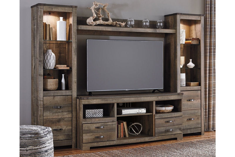 Trinell Brown 4 - Piece Entertainment Center - DMV FurnitureEntertainment Center