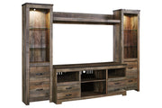 Trinell Brown 4 - Piece Entertainment Center - DMV FurnitureEntertainment Center