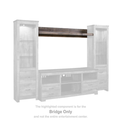 Trinell Brown Bridge - DMV FurnitureEntertainment Center
