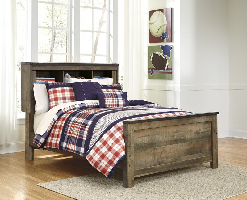 Trinell Brown Full Panel Bookcase Bed - DMV FurnitureFull Bed