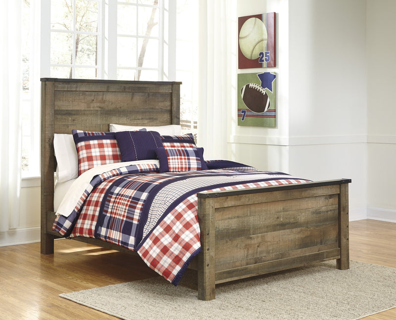 Trinell Brown Full Panel Under Bed Storage Bed - DMV FurnitureFull Bed