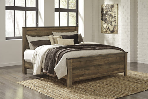 Trinell Brown King Panel Bed - DMV Furniture