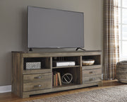 Trinell Brown Large TV Stand w/Fireplace Option - DMV FurnitureTV Stand