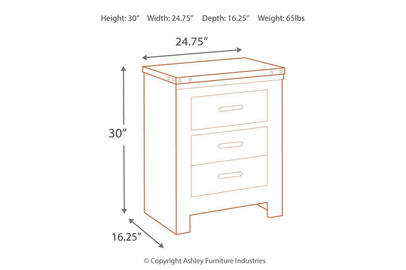 Trinell Brown Nightstand - DMV FurnitureNightstand
