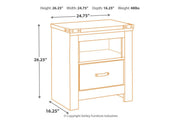 Trinell Brown Nightstand - DMV FurnitureNightstand