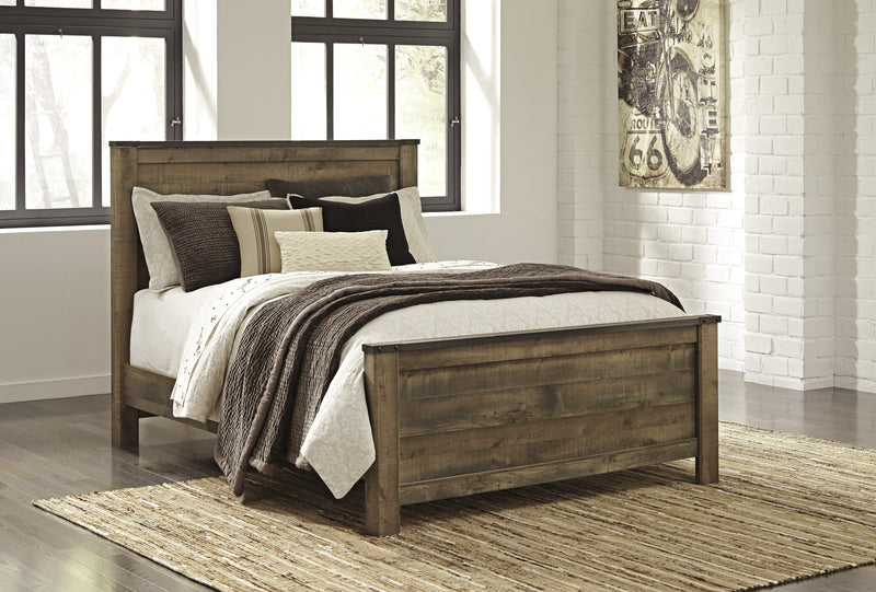 Trinell Brown Queen Panel Bed - DMV Furniture