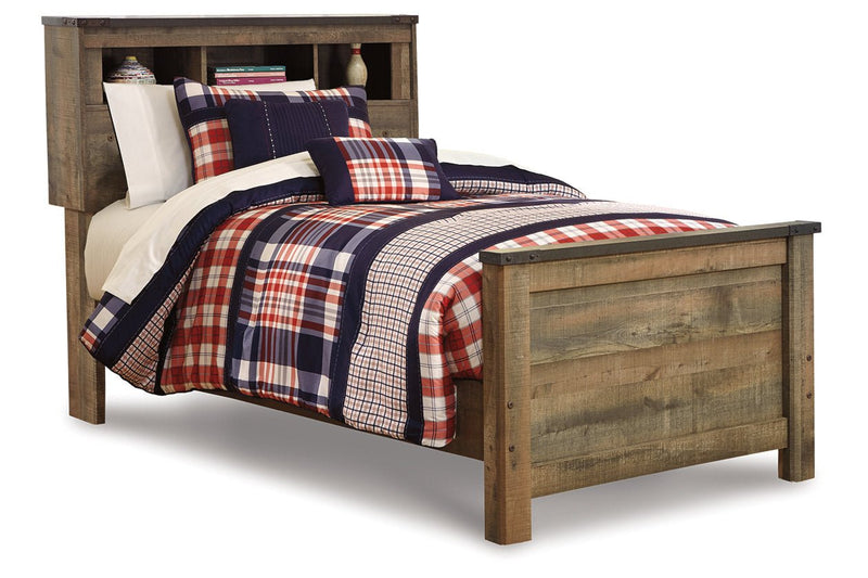 Trinell Brown Twin Bookcase Bed - DMV FurnitureTwin Bed