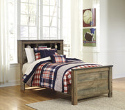 Trinell Brown Twin Panel Bookcase Bed - DMV FurnitureTwin Bed