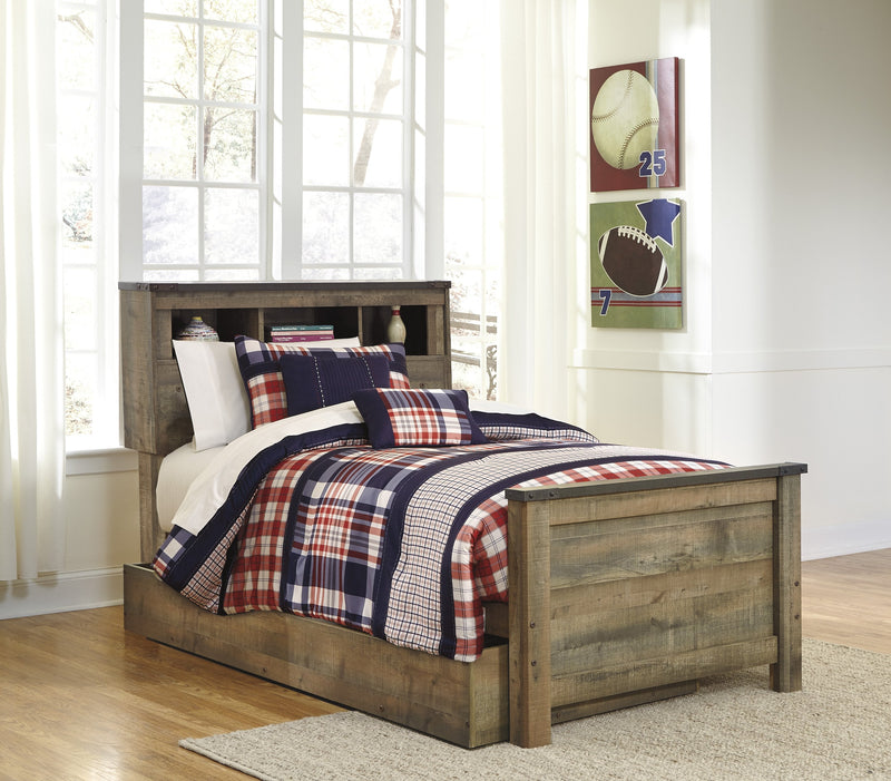 Trinell Brown Twin Panel Bookcase Bed - DMV FurnitureTwin Bed