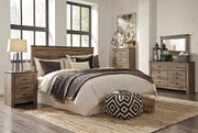 Trinell King/California King Panel Headboard Bed with Dresser in Brown from Ashley - DMV Furniture
