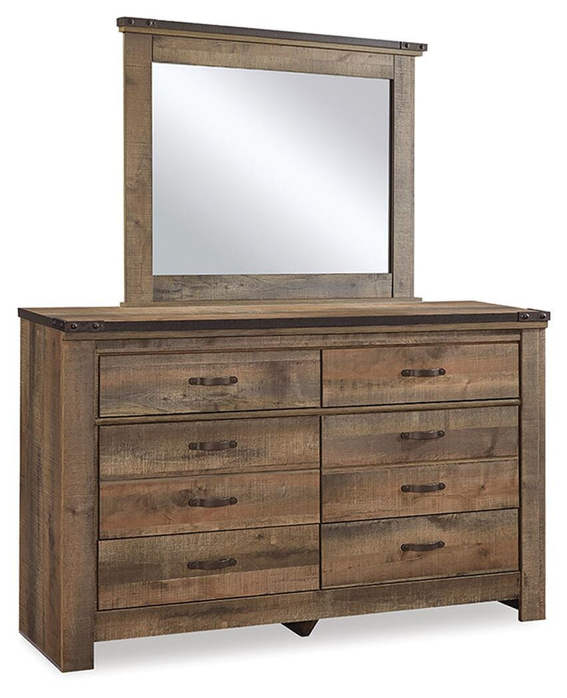 Trinell King/California King Panel Headboard, Dresser, Mirror and Nightstand - B446B99