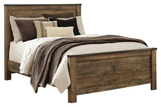 Trinell Queen Panel Bed with Dresser, Chest and 2 Nightstands in Brown - PKG005090