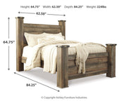 Trinell Queen Poster Bed, Dresser and Mirror - B446B83